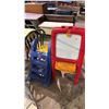 Image 2 : CHILDREN'S SLIDE & STEP2 CHALKBOARD/WHITEBOARD EASEL WITH CHAIR