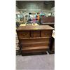 Image 1 : VINTAGE WOOD 6-DRAWER TALLBOY DRESSER