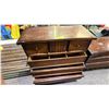 Image 2 : VINTAGE WOOD 6-DRAWER TALLBOY DRESSER