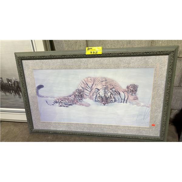 FRAMED FAHIM ALTA SIBERIAN TIGER PRINT