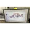 Image 1 : FRAMED FAHIM ALTA SIBERIAN TIGER PRINT