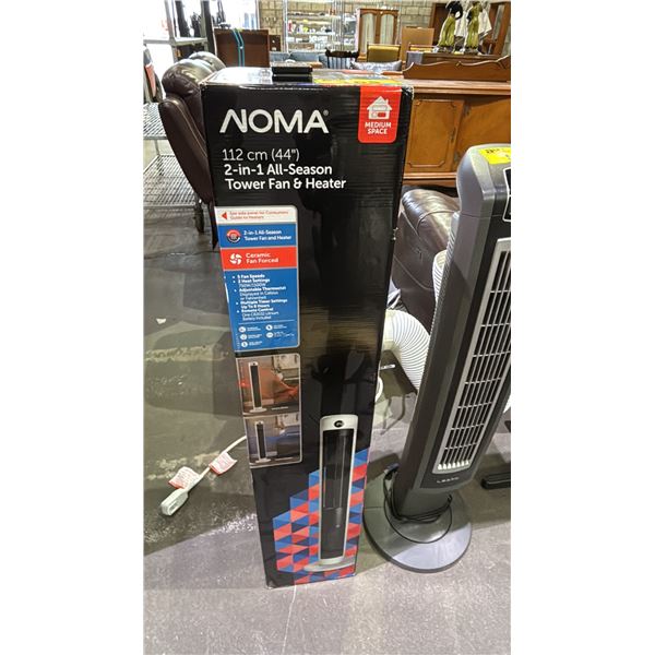 NOMA 2-IN-1 ALL-SEASON TOWER FAN & HEATER *IN BOX*