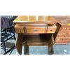 Image 2 : VINTAGE NARROW LOUVERED DOOR SIDEBOARD WITH 3 DRAWERS