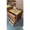 Image 3 : 27" TALL WOOD 7-DRAWER STORAGE UNITE WITH MOLDED DETAIL DRAWERS