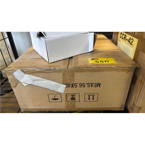 BOX OF 6" WHITE LED LOW PROFILE DISK LIGHTS