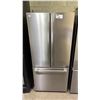 Image 1 : HISENSE 30" WIDE STAINLESS STEEL FRENCH DOOR FRIDGE WITH BOTTOM FREEZER DRAWER