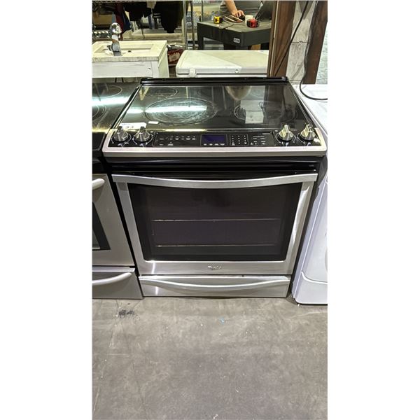 WHIRPOOL 5 BURNER FLAT TOP RANGE WITH HYBRID CONVECTION OVEN