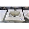 Image 3 : 22" BATHROOM VANITY WITH RECTANGULAR UNDERMOUNT SINK