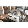 Image 5 : HOBART COMMERCIAL MEAT SLICER ON 3-TIER PLASTIC MOBILE CART