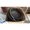 Image 6 : SHELF OF SELF-STICK VINYL WALL BASE, BOX OF ASSTD. DRINKING GLASSES, HARD WATER DISH DETERGENT &