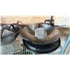 Image 4 : SHELF OF ASSTD. COOKWARE: WOK, MESH STRAINERS, STAINLESS STEEL MIXING BOWL & MORE