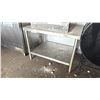 Image 2 : 2-TIER STAINLESS STEEL TABLE