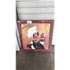 Image 1 : UNFRAMED STRETCH CANVAS "BELLISIMA!" CHEF WALL ART