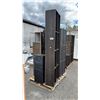 Image 2 : (2) PALLETS OF ASSORTED DARK WOOD SHELVES *MUST TAKE ALL ON PALLETS*