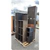 Image 3 : (2) PALLETS OF ASSORTED DARK WOOD SHELVES *MUST TAKE ALL ON PALLETS*
