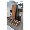 Image 4 : (2) PALLETS OF ASSORTED DARK WOOD SHELVES *MUST TAKE ALL ON PALLETS*