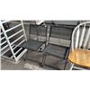 Image 2 : (2) FOLDING METAL CHAIRS & (4) WOOD SPINDLE BACK CHAIRS
