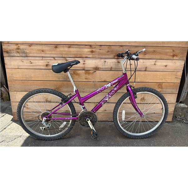 PURPLE 18-SPEED BICYCLE