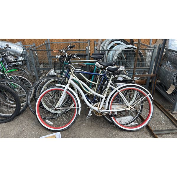 5 ASSORTED BIKES: PEUGEOT EVASION, PRO TOUR AT2620, MEDALIST SERIES II & (2) CRANBROOK