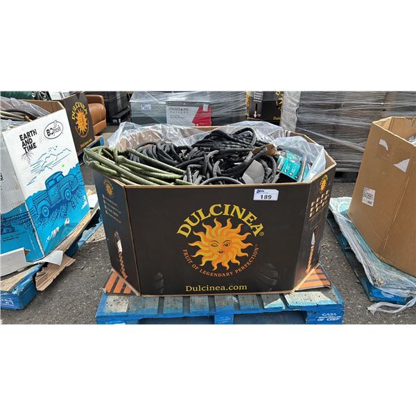 PALLET OF ASSTD. HOSES *WORKING CONDITION UNKNOWN/MAY BE MISSING PARTS & OR PIECES/MUST TAKE ALL