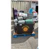 Image 1 : PALLET OF ASSTD. ITEMS: SLEEPING BAGS, SOFT SERVE ICE CREAM MAKER, FANS, LIGHTING & MORE *WORKING