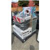 Image 1 : PALLET OF ASSTD. ITEMS: KRAUS DOUBLE SINK, FAN, FUR REAL DOG, BLACKSTONE TABLE TOP GRILL & MORE