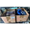 Image 1 : (2) BOXES OF ASSORTED BEDDING & CLOTHING