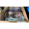 Image 2 : (2) BOXES OF ASSORTED BEDDING & CLOTHING