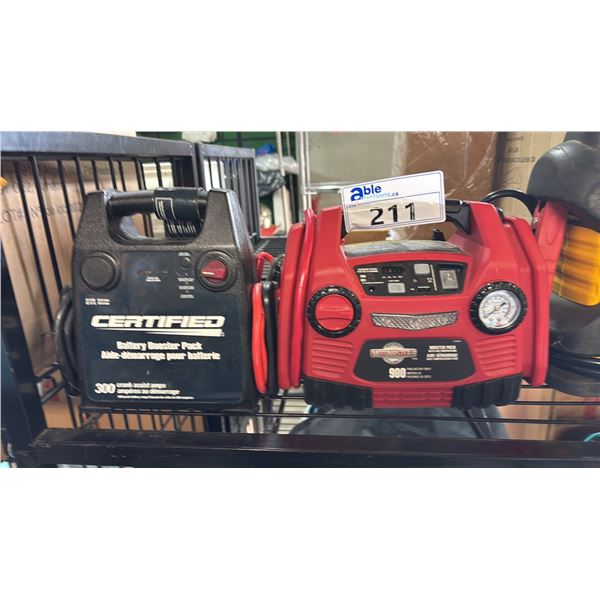 MOTOMASTER BOOSTER PACK & CERTIFIED BATTERY BOOSTER PACK
