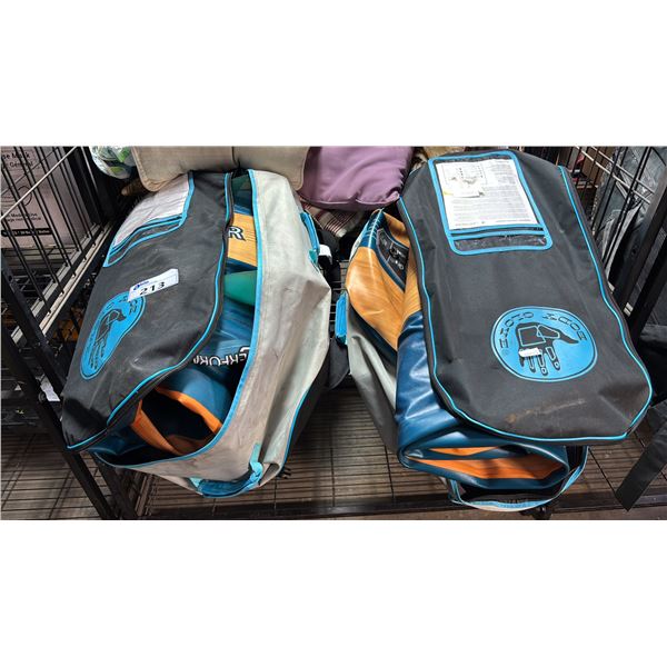 (2) BODY GLOVE INFLATABLE PADDLE BOARDS *NO PUMPS, NO OARS*