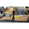 Image 1 : SHELF OF WINE GLASSES, BEER GLASSES & GRILL-BRICK GRILL CLEANING BRICKS