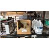 Image 1 : PESTNOT BUG ZAPPER, ROLL OF VINYL STRAPPING & 3 X 4L JUGS OF ZEP HARD WATER DISHWASHER DETERGENT
