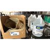Image 3 : PESTNOT BUG ZAPPER, ROLL OF VINYL STRAPPING & 3 X 4L JUGS OF ZEP HARD WATER DISHWASHER DETERGENT