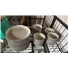 Image 3 : SHELF OF ASSORTED GREY DISHWARE
