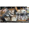 Image 2 : PALLET OF ASSORTED GLASS WINE JUGS, MARTINI GLASSES, HIGHBALL GLASSES & OLD FASHIONED/ROCKS GLASSES