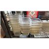 Image 2 : SHELF OF ASSORTED PLASTIC FOOD SERVICE CONTAINERS