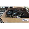 Image 2 : SHELF OF ASSORTED COOKING/BAKING ACCESSORIES: TONGS, MEASURING CUPS, STRAINERS, LADLES & MORE