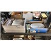 Image 1 : (2) BOXES OF ASSORTED WHITE PLATES