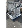 Image 2 : PALLET OF ASSORTED ITEMS: HEIGHT ADJUSTABLE ELECTRIC DESKS, VACUUMS & FABRIC SWIVEL POWER RECLINER