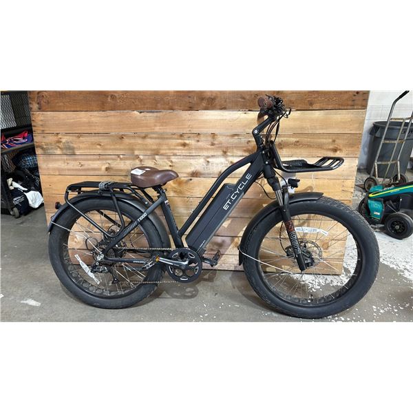 ET. CYCLE EST GUIDE ELECTRIC BICYCLE *DOES NOT TURN ON/NO CHARGER*
