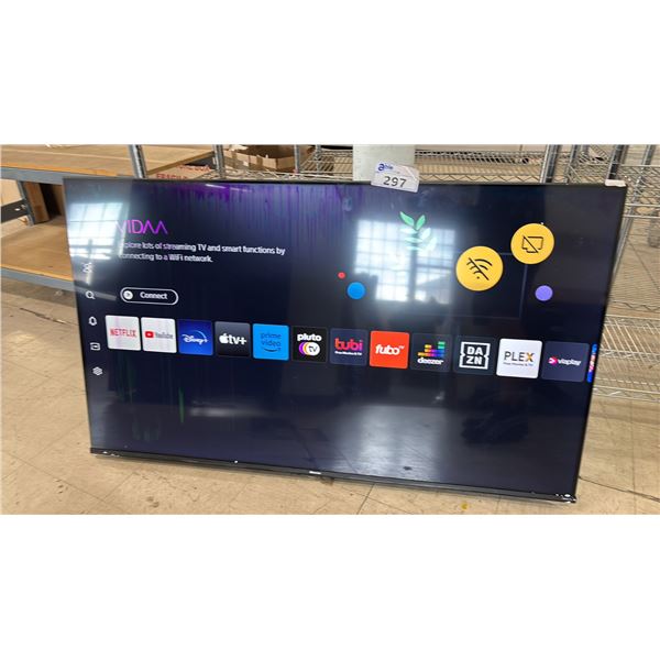 HISENSE 58" A6KV 4K ULTRA HD VIDAA TV *VERTICAL GREEN LINES DISTORTING IMAGE/NO REMOTE/NO STAND*