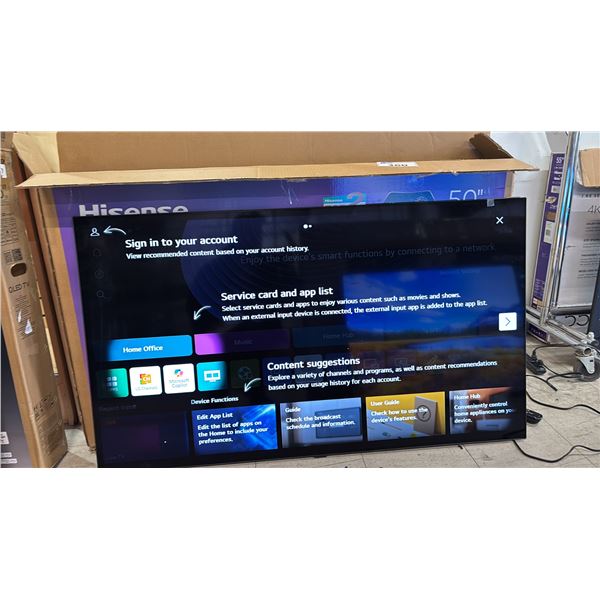 LG 55" OLED 4K UHD ROKU TV WITH REMOTE & STAND *INCLUDES BOX*