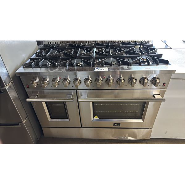 FORNO STAINLESS STEEL 6-BURNER GAS RANGE