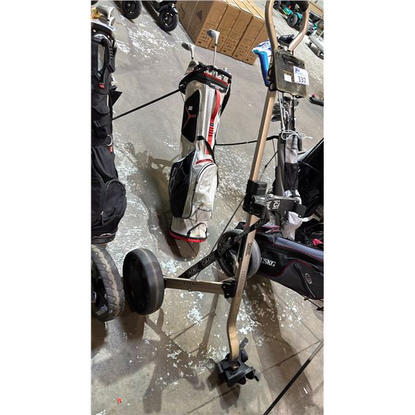 CADIE EVOLUTION 3-WHEEL TITANIUM FRAME GOLF CART