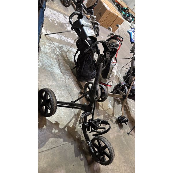 CLICGEAR  MODEL 4.0 3-WHEEL GOLF PUSH CART