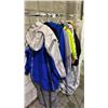Image 2 : RACK OF ASSORTED CLOTHING INCLUDING WINTER JACKETS, HOODIES AND MORE *RACK NOT INCLUDED*