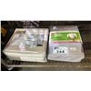 Image 1 : EVERHOME EMORY HOTEL BORDER DUVET COVER SET AND ORGANICS BIOLOGIQUE BED SHEET