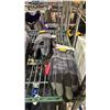 Image 3 : ASSORTED ITEMS INCLUDED A SIDE BAG, 2 PAIRS OF WORK GLOVES AND A SMALL UMBRELLA
