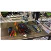 Image 1 : LOT OF ASSORTED HAND TOOLS AND WEISER LOCK