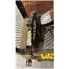 Image 2 : LOT OF ASSORTED ITEMS INCLUDING DEWALT CORDLESS SAW & A SAW WITH CORD, GARAGE JACK AND MORE